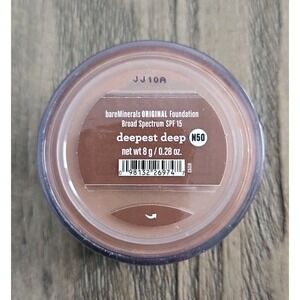 BareMinerals Original Loose Powder Foundation SPF 15 ~ Deepest Deep 30 N50 8 g.